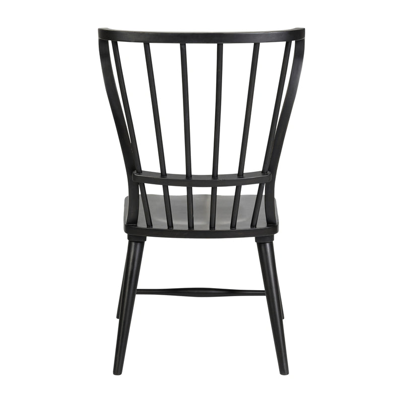 River Place Windsor Back Side Chair - Black (RTA) image