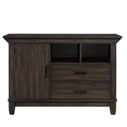 Double Bridge Sideboard in Dark Chestnut image