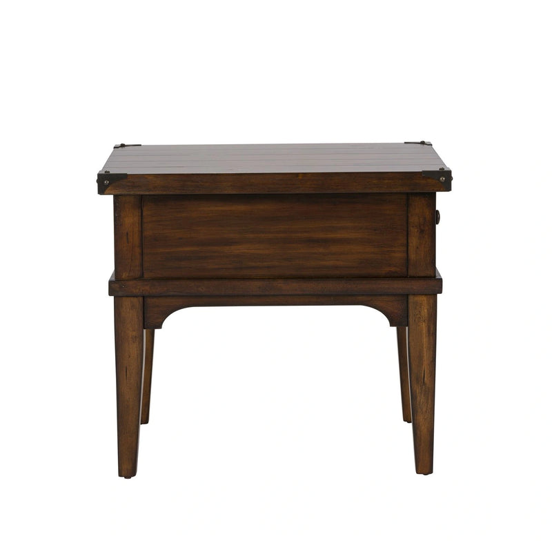 Aspen Skies End Table in Russet Brown image
