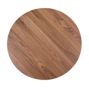 Space Saver Round Pedestal Table in Satin Walnut image
