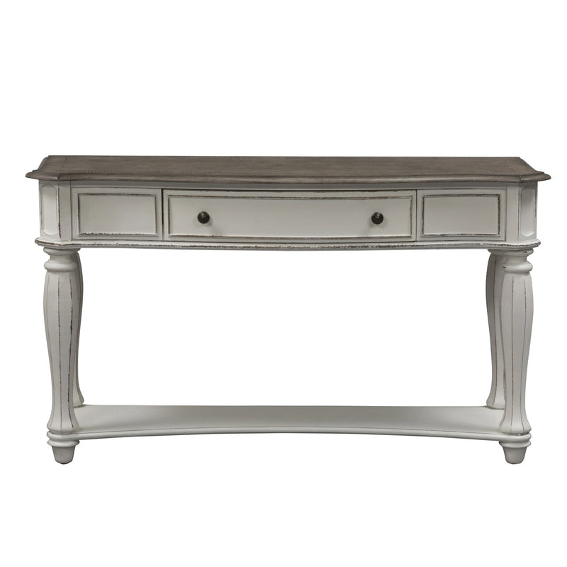 Magnolia Manor Sofa Table in Antique White image