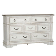 Abbey Park Drawer Dresser in Antique White image