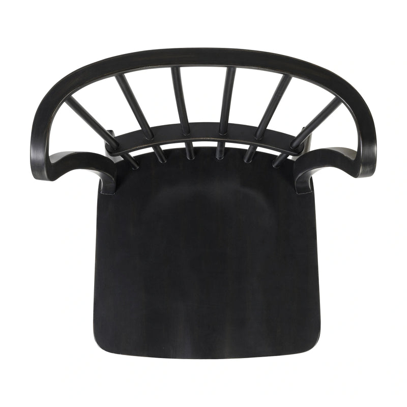 River Place Windsor Back Side Chair - Black (RTA) image
