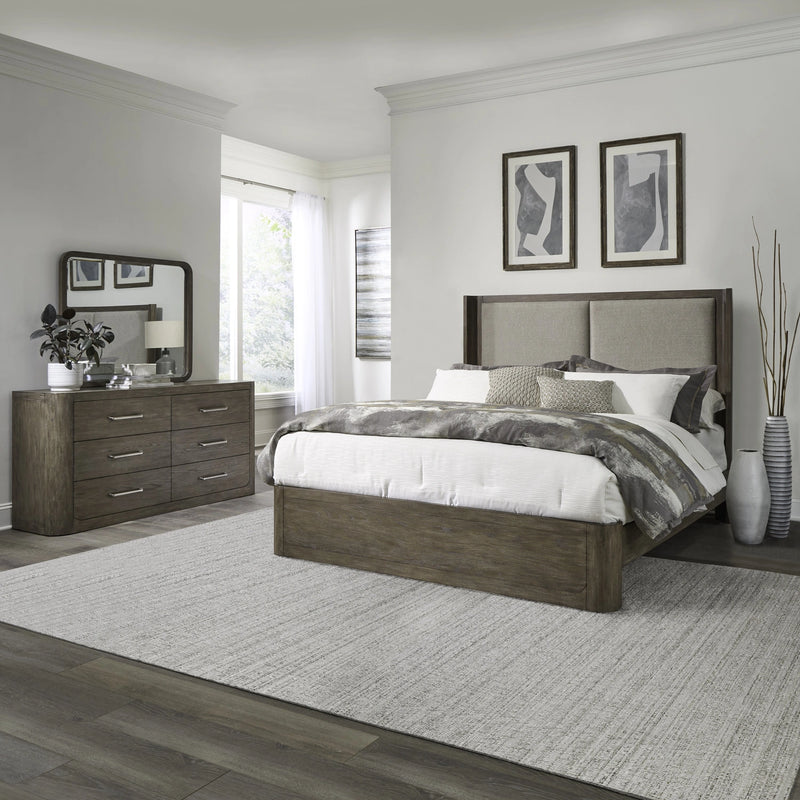 South Bend King Shelter Bed, Dresser & Mirror image