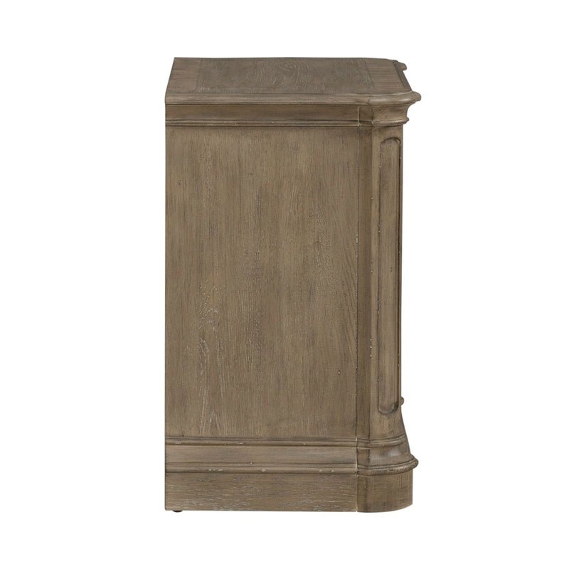Magnolia Manor II 2 Drawer Nightstand in Weathered Bisque image