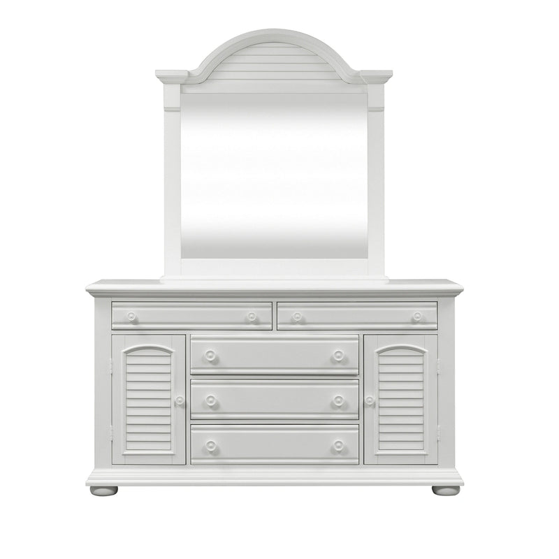 Summer House I Panel Bed, Dresser & Mirror, Chest image
