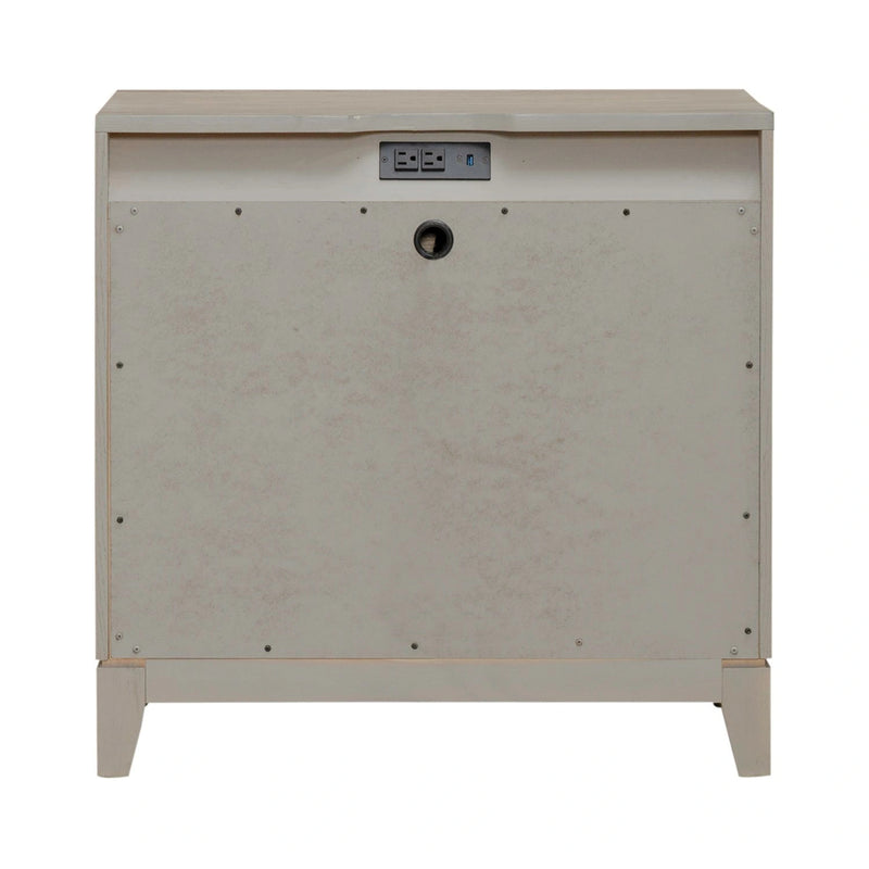 Brentwood 3 Drawer Nightstand w/ Charging Station image