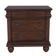 Rustic Traditions 3 Drawer Nightstand in Rustic Cherry image