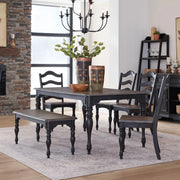 Magnolia Manor 6 Piece Leg Table Set image
