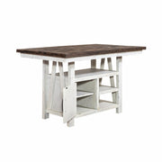 Farmhouse Gathering Table in White/Oak image