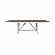 Farmhouse Trestle Table in White image