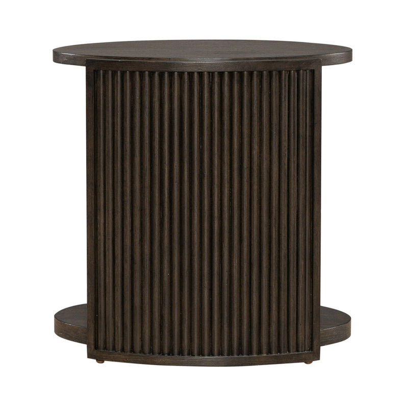 City View Chairside Table in Coffee Bean
