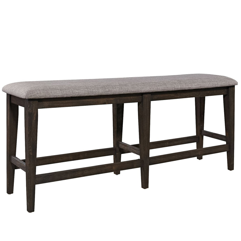 Double Bridge Counter Bench (RTA) in Dark Chestnut