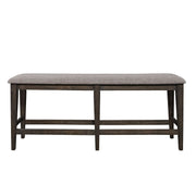 Double Bridge Counter Bench (RTA) in Dark Chestnut image