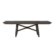 Double Bridge Optional 6 Piece Trestle Table Set image