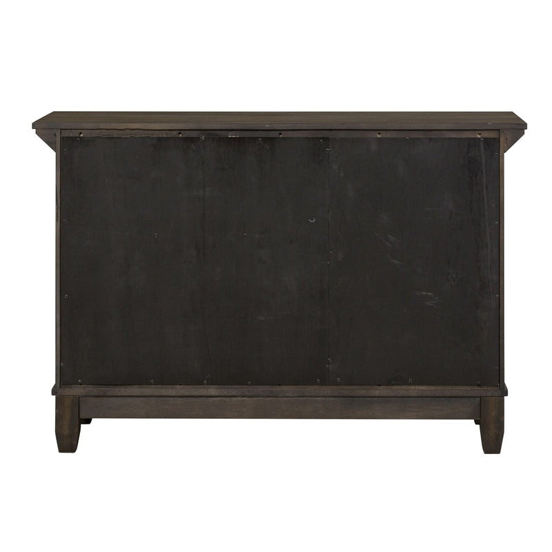 Double Bridge Sideboard in Dark Chestnut