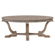 Greystone Mill Oval Cocktail Table in Stone White image