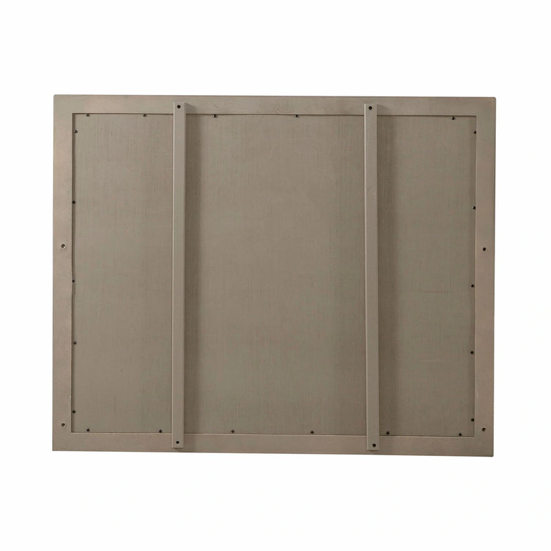 Americana Farmhouse Landscape Mirror in Dusty Taupe and Black image
