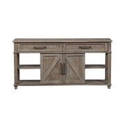 Parkland Falls Sofa Table in Weathered Taupe image