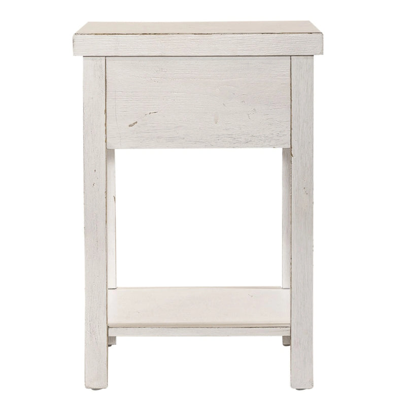Modern Farmhouse Drawer Chair Side Table image