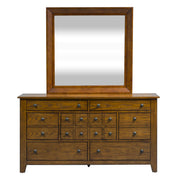 Grandpas Cabin King California Sleigh Bed, Dresser & Mirror, Chest image