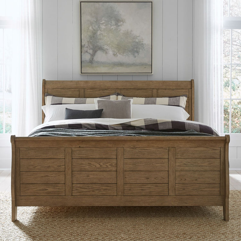 Grandpas Cabin King California Sleigh Bed image