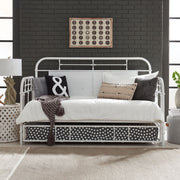 Vintage Series Twin Metal Trundle in Antique White image