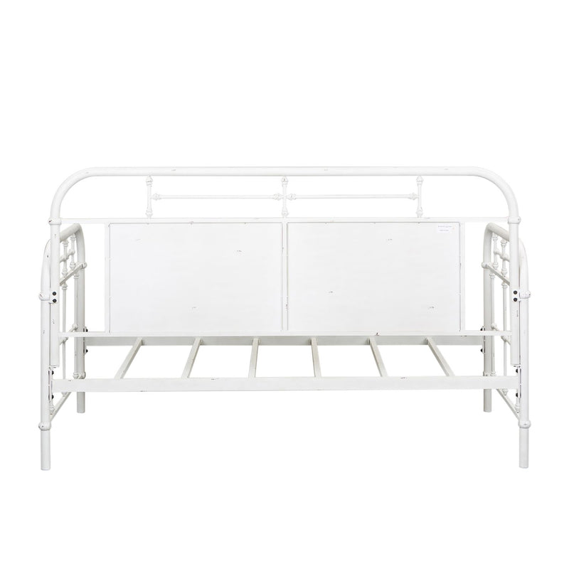 Vintage Series Twin Metal Bed in Antique White
