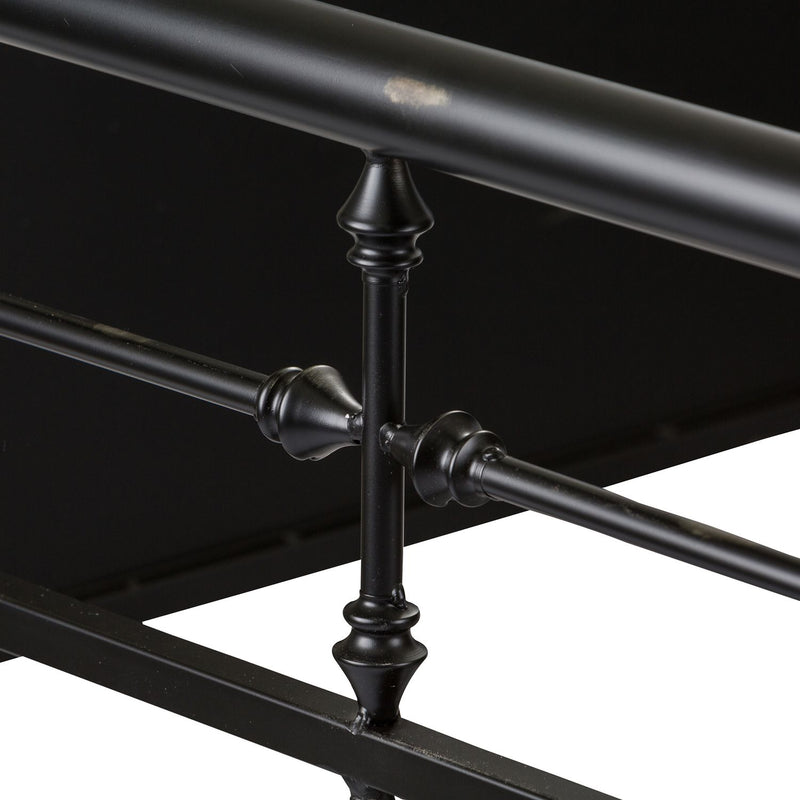 Vintage Series Metal Bed in Black image