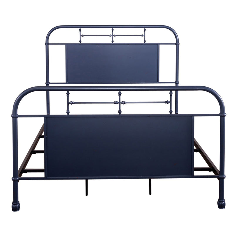 Vintage Series Metal Bed in Navy image