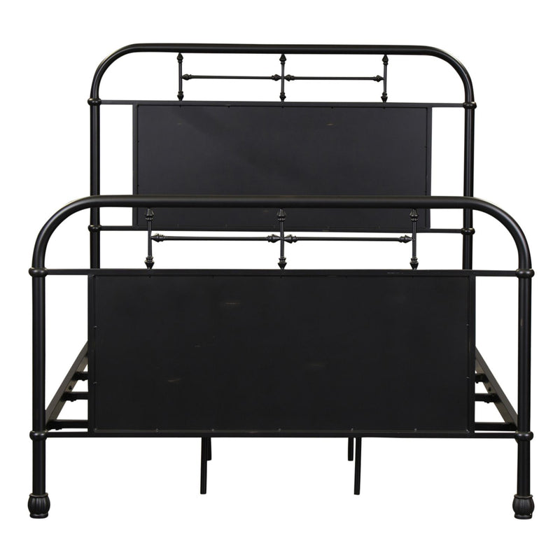 Vintage Series Full Metal Bed in Black