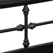 Vintage Series Metal Bed in Black image