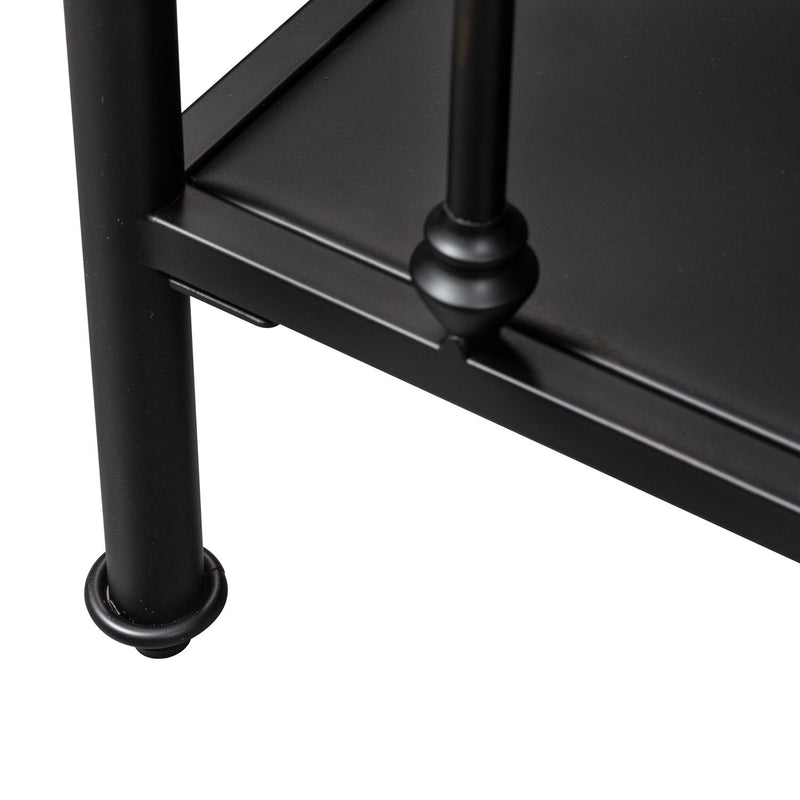 Vintage Series Open Nightstand in Black image