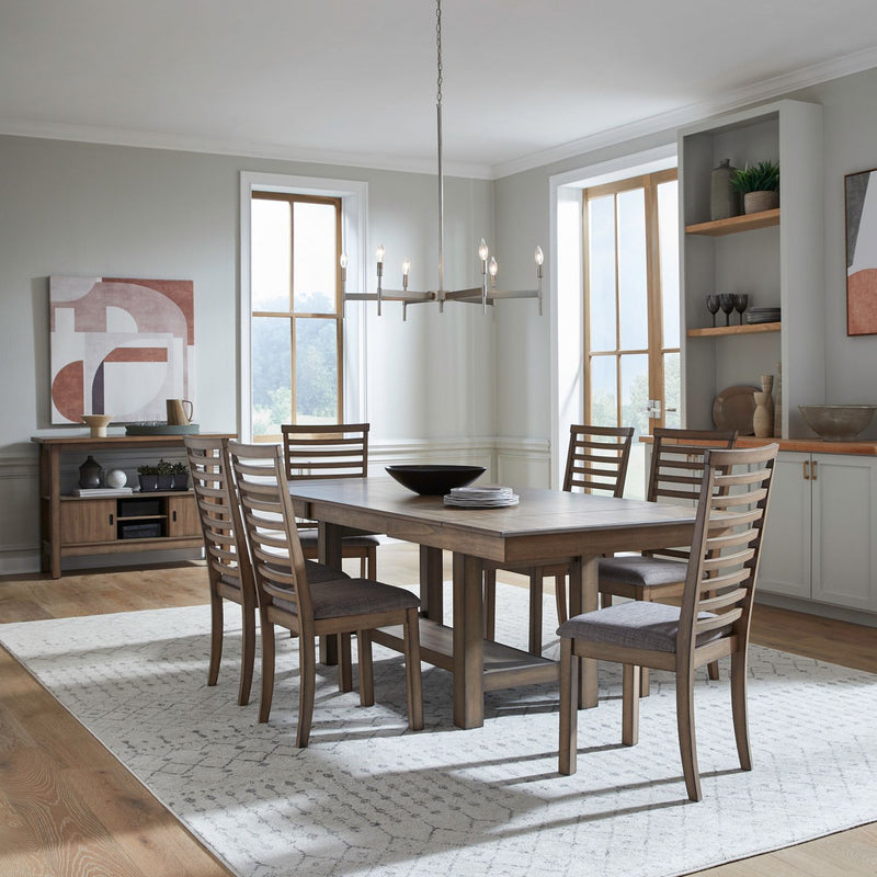 Brook Bay 7 Piece Trestle Table Set image