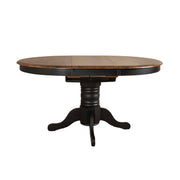 Carolina Crossing Pedestal Table Set- Black image