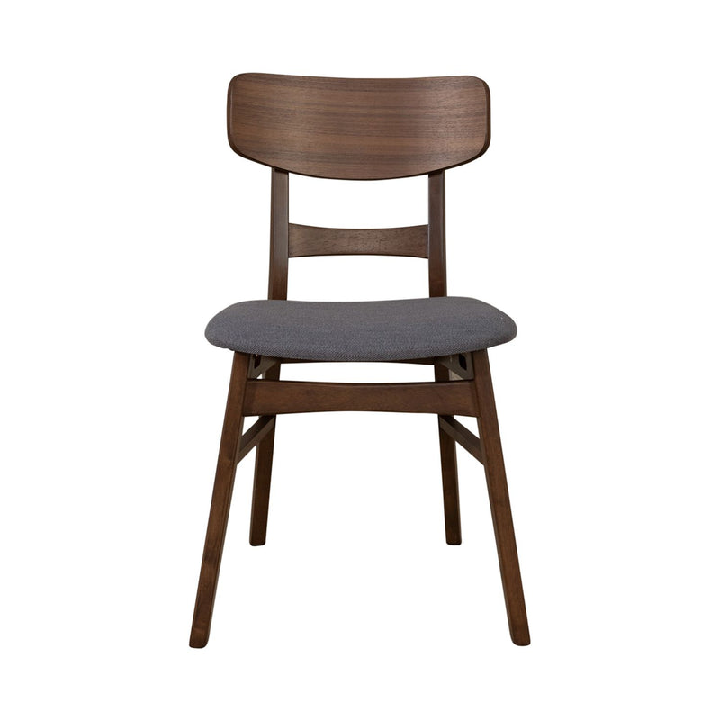 Space Savers Panel Back Side Chair- Grey (RTA) image