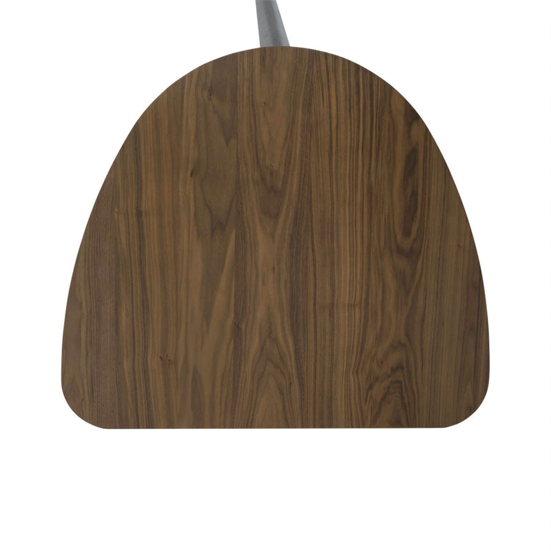 Space Saver Triangle Table in Satin Walnut