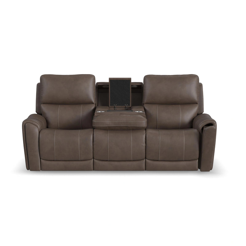Carter Latitudes Power Reclining Sofa with Console & Power Headrests & Lumbar - 5000004704