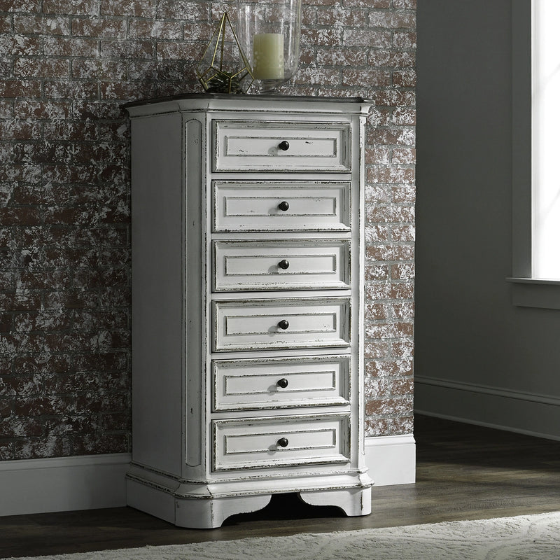 Magnolia Manor Lingerie Chest in Antique White image