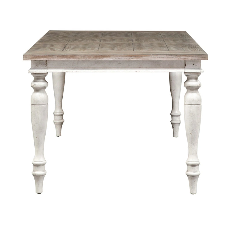 Whitney Rectangular Leg Table in Weathered Gray image