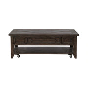 Paradise Valley Rectangular Cocktail Table in Saddle Brown image