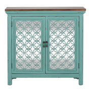 Kensington 2 Door Accent Cabinet in Turquoise image