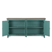 Kensington 4 Door Accent Cabinet in Turquoise image
