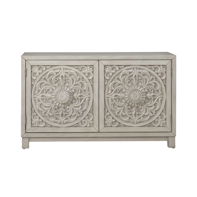 Sundance 2 Door Accent Cabinet in Antique Linen image