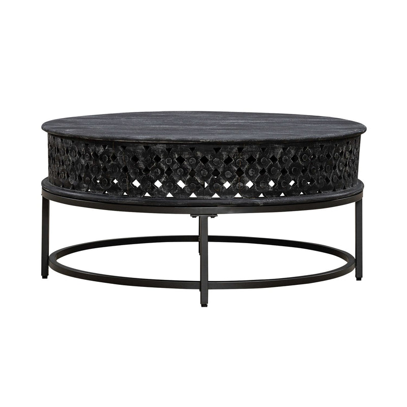 Stella Accent Cocktail Table in Chalkboard Black EST SHIP TIME APPX 4 WEEKS