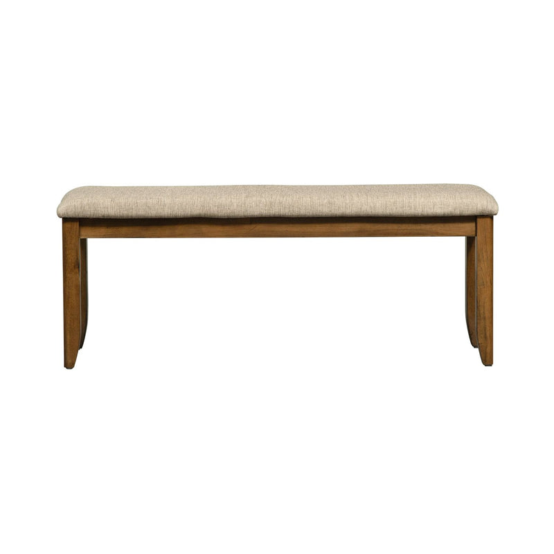 Santa Rosa II Upholstered Bench in Antique Honey