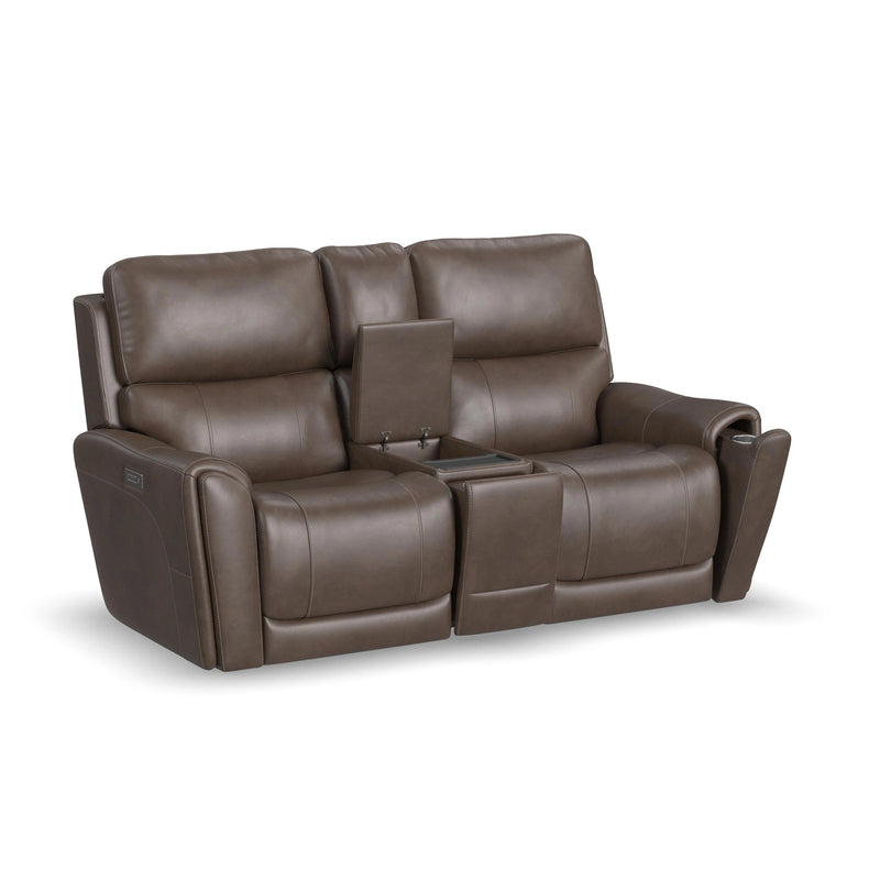 Carter Latitudes Power Reclining Loveseat with Console & Power Headrests & Lumbar - 5000004280
