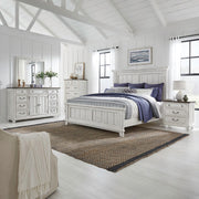 River Place Queen Panel Bed, Dresser & Mirror, Chest, Night Stand image