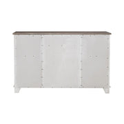 River Place 9 Drawer Dresser in Riverstone White and Tobacco image