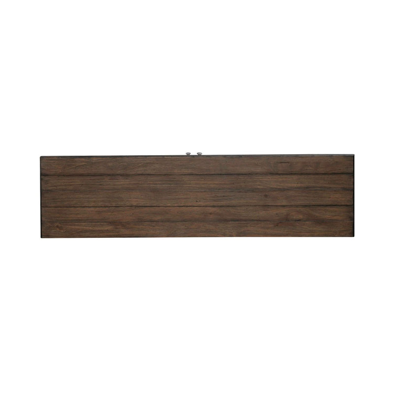 River Place 9 Drawer Dresser in Riverstone White and Tobacco